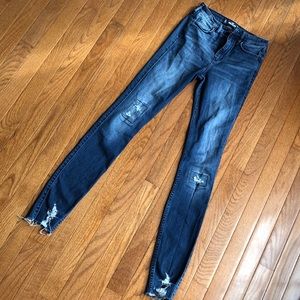 Hollister 1 L long jeans 25 33 high rise skinny